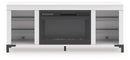 Brollevi 60" TV Stand with Electric Fireplace - Watson's 87 Furniture (Middlefield,OH)