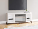 Brollevi 60" TV Stand with Electric Fireplace - Watson's 87 Furniture (Middlefield,OH)