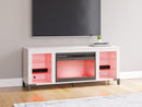 Brollevi 60" TV Stand with Electric Fireplace - Watson's 87 Furniture (Middlefield,OH)