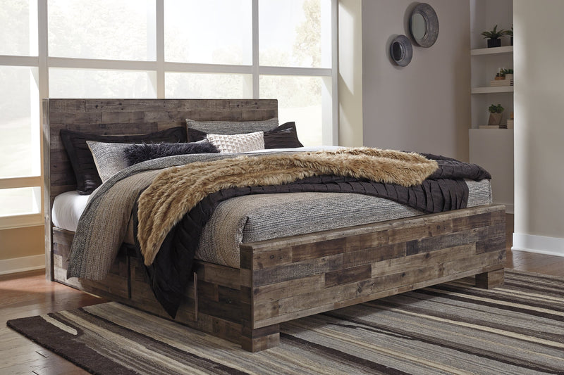 Derekson Bed with 2 Side Storage - Watson's 87 Furniture (Middlefield,OH)