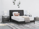 Cadmori Upholstered Bed with Roll Slats - Watson's 87 Furniture (Middlefield,OH)