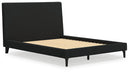 Cadmori Upholstered Bed with Roll Slats - Watson's 87 Furniture (Middlefield,OH)