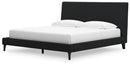 Cadmori Upholstered Bed with Roll Slats - Watson's 87 Furniture (Middlefield,OH)