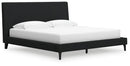 Cadmori Upholstered Bed with Roll Slats - Watson's 87 Furniture (Middlefield,OH)