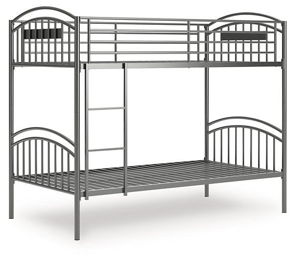 Lanceburg Bunk Bed with Ladder - Watson's 87 Furniture (Middlefield,OH)