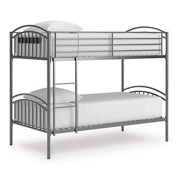 Lanceburg Bunk Bed with Ladder - Watson's 87 Furniture (Middlefield,OH)