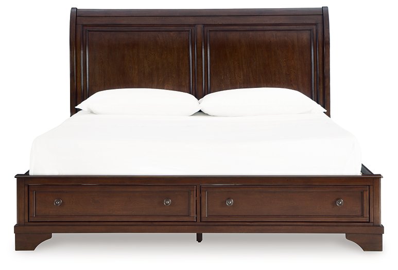 Trellington Sleigh Storage Bed - Watson's 87 Furniture (Middlefield,OH)
