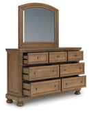 Feddinger Dresser and Mirror - Watson's 87 Furniture (Middlefield,OH)