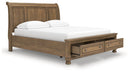 Feddinger Panel Storage Bed - Watson's 87 Furniture (Middlefield,OH)