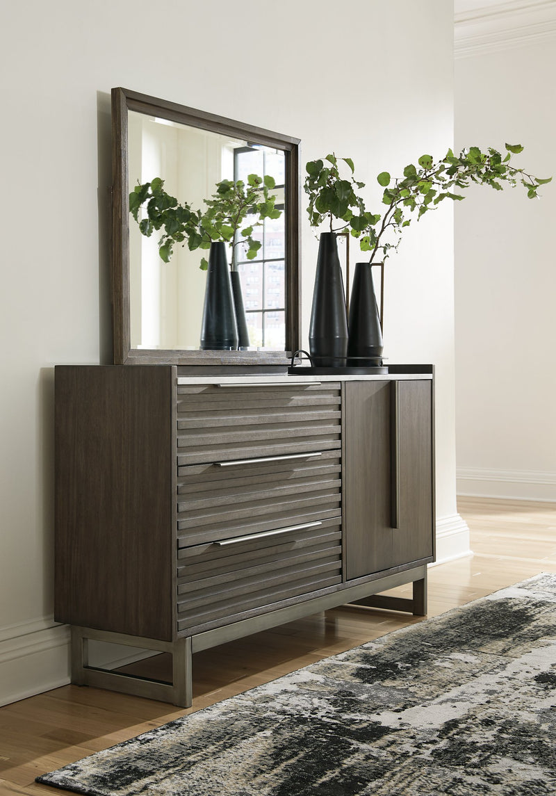 Arkenton Dresser and Mirror - Watson's 87 Furniture (Middlefield,OH)