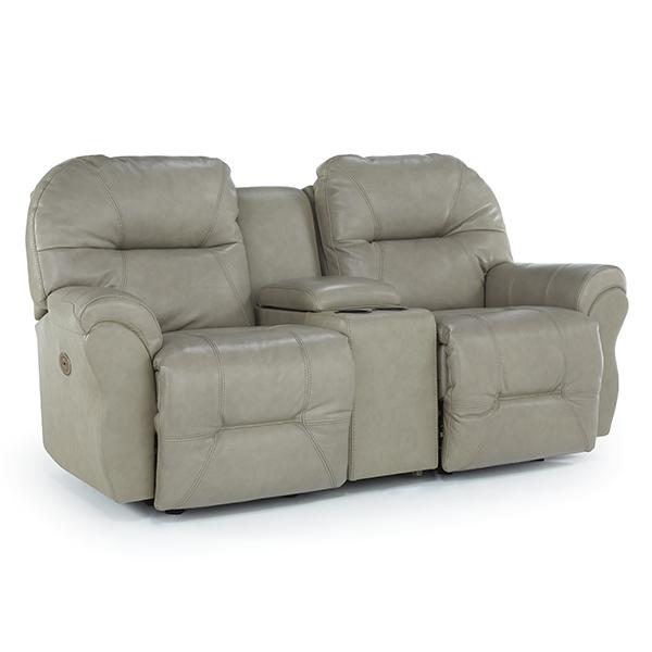 BODIE LOVESEAT LEATHER POWER ROCKING CONSOLE LOVESEAT- L760CQ7