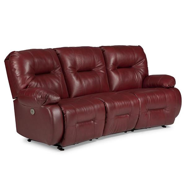 BRINLEY COLLECTION LEATHER SPACE SAVER CONVERSATION SOFA- U700CA4 - Watson's 87 Furniture (Middlefield,OH)