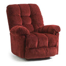 BROSMER SWIVEL GLIDER RECLINER W/ HEAT MASSAGE- 9MWH85