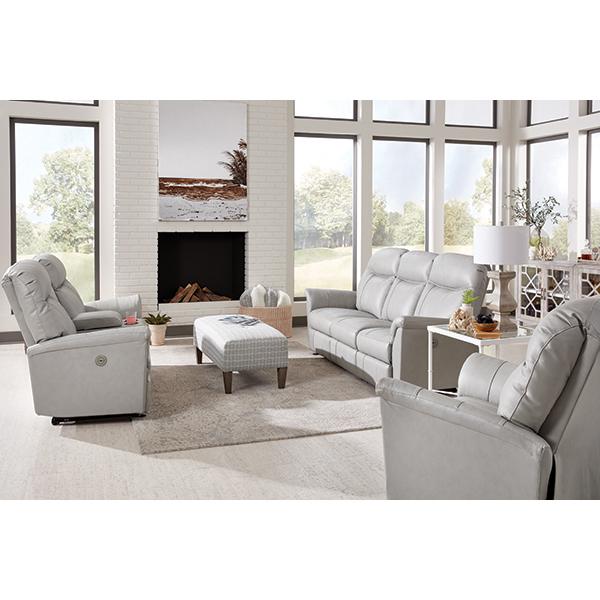 CAITLIN COLLECTION LEATHER POWER RECLINING SOFA- S420CP4