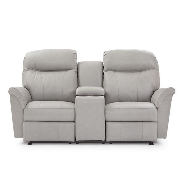 CAITLIN LOVESEAT LEATHER POWER HEAD TILT SPACE SAVER CONSOLE LOVESEAT - L420CY4 - Watson's 87 Furniture (Middlefield,OH)