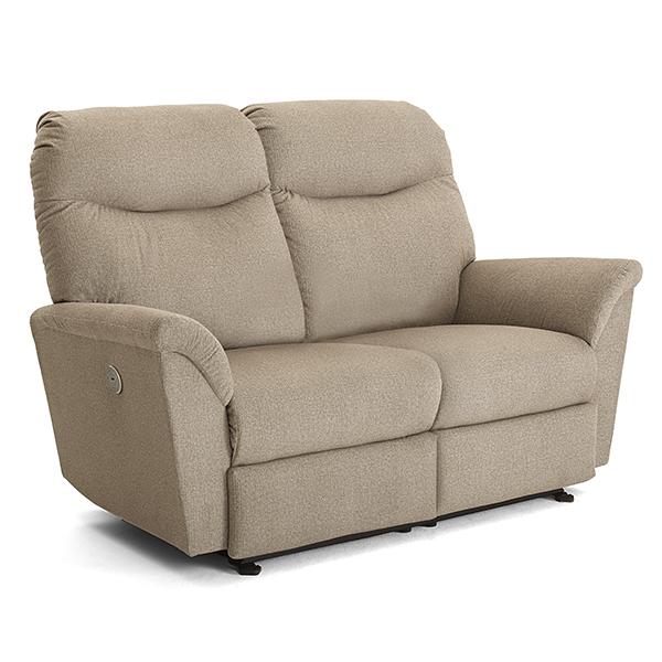CAITLIN LOVESEAT LEATHER SPACE SAVER LOVESEAT- L420CA4 image