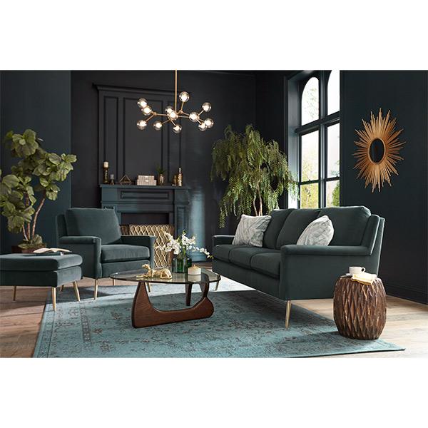 DACEY COLLECTION LEATHER STATIONARY SOFA- S11BNLU - Watson's 87 Furniture (Middlefield,OH)