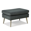 F10 LEATHER OTTOMAN- F10RLU