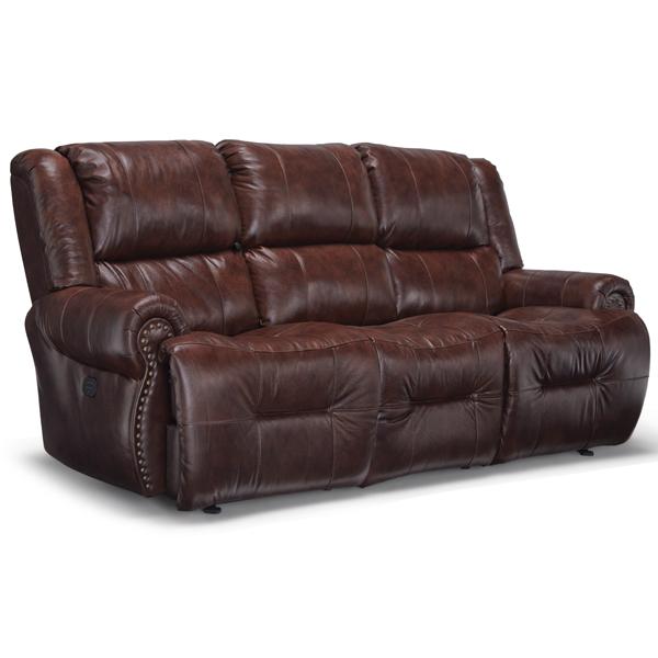 GENET COLLECTION LEATHER POWER RECLINING SOFA W/ FOLD DOWN TABLE- S960CZ4 - Watson's 87 Furniture (Middlefield,OH)