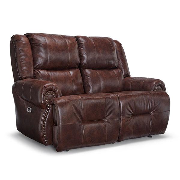 GENET LOVESEAT LEATHER POWER ROCKING CONSOLE LOVESEAT- L960CQ7