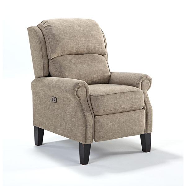 JOANNA LEATHER POWER HEAD TILT HIGH LEG RECLINER - 0LZ20RLU - Watson's 87 Furniture (Middlefield,OH)