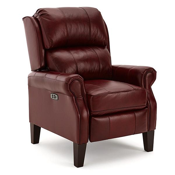 JOANNA LEATHER HIGH LEG RECLINER - 0L20ELU