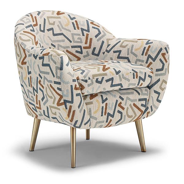 KISSLY ACCENT CHAIR- 4510BN - Watson's 87 Furniture (Middlefield,OH)