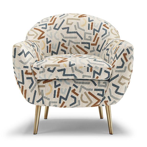 KISSLY ACCENT CHAIR- 4510BN - Watson's 87 Furniture (Middlefield,OH)