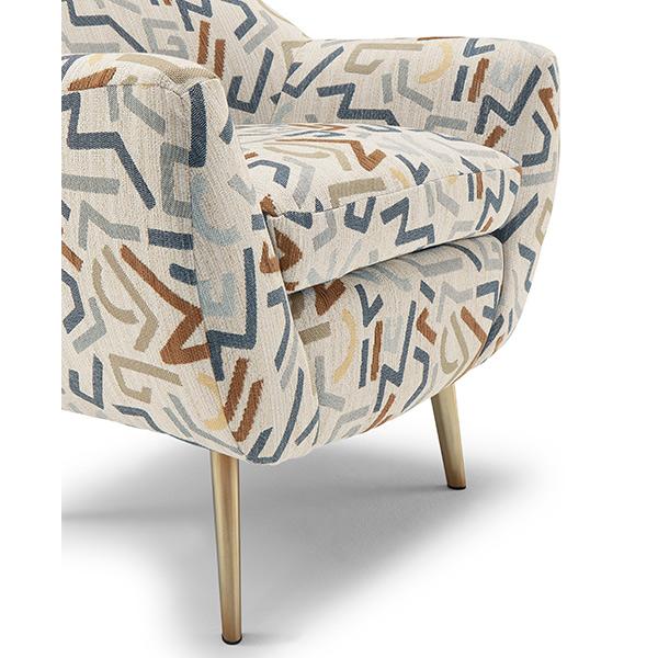 KISSLY ACCENT CHAIR- 4510BN - Watson's 87 Furniture (Middlefield,OH)