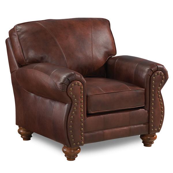 NOBLE LEATHER CLUB CHAIR- C64RLU - Watson's 87 Furniture (Middlefield,OH)