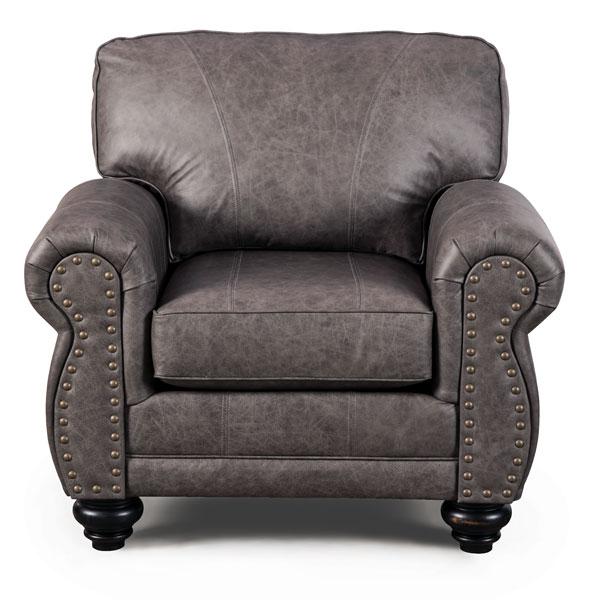 NOBLE LEATHER CLUB CHAIR- C64RLU - Watson's 87 Furniture (Middlefield,OH)