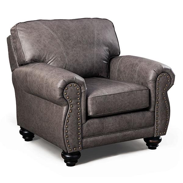 NOBLE LEATHER CLUB CHAIR- C64RLU - Watson's 87 Furniture (Middlefield,OH)