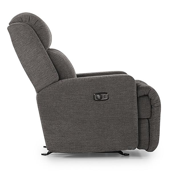 O'NEIL POWER HEAD TILT SWIVEL GLIDER RECLINER- 9NZ25 - Watson's 87 Furniture (Middlefield,OH)