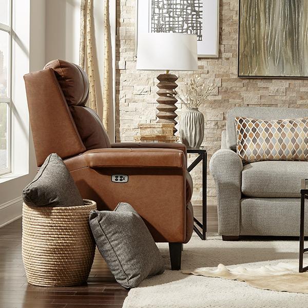 PRIMA HIGH LEG RECLINER - 3L40DW - Watson's 87 Furniture (Middlefield,OH)