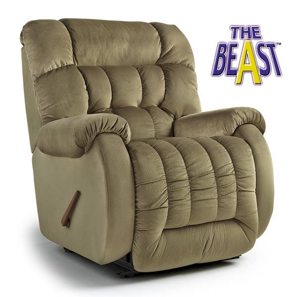 RAKE LEATHER BEAST SPACE SAVER RECLINER- 9B14LV - Watson's 87 Furniture (Middlefield,OH)