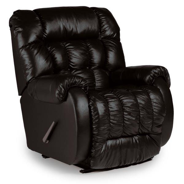 RAKE LEATHER BEAST SPACE SAVER RECLINER- 9B14LV - Watson's 87 Furniture (Middlefield,OH)