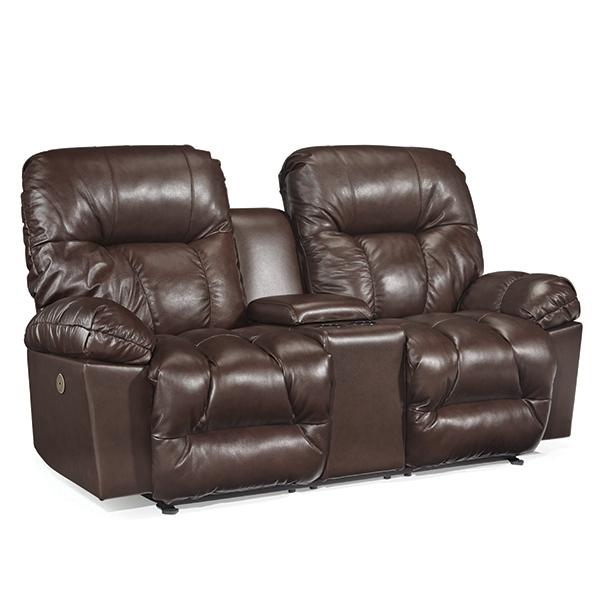 RETREAT LOVESEAT LEATHER SPACE SAVER LOVESEAT- L800CA4 - Watson's 87 Furniture (Middlefield,OH)