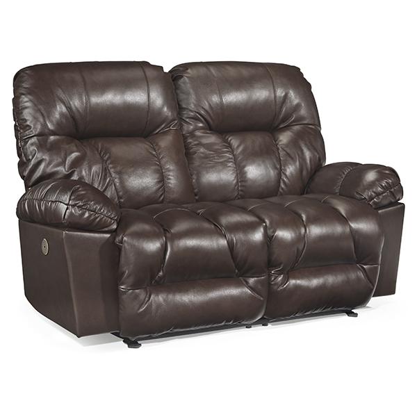 RETREAT LOVESEAT LEATHER SPACE SAVER LOVESEAT- L800CA4 - Watson's 87 Furniture (Middlefield,OH)