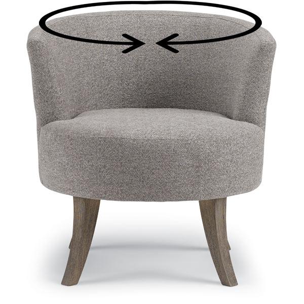 STEFFEN SWIVEL CHAIR- 1018DW