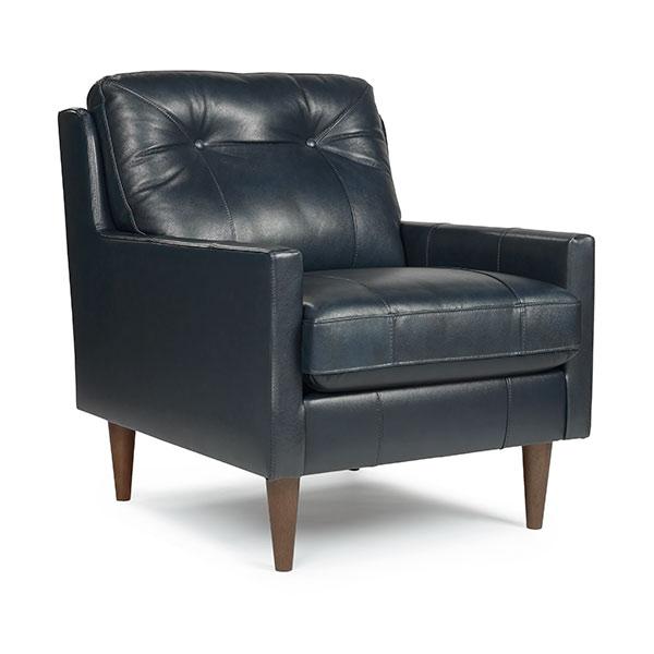 TREVIN LEATHER CLUB CHAIR- C38ELU