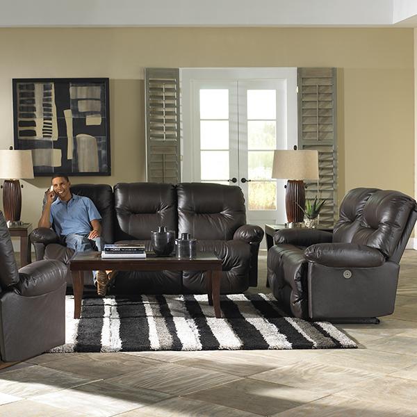 ZAYNAH COLLECTION LEATHER POWER RECLINING SOFA- S501CP4