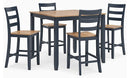 Gesthaven Counter Height Dining Table and 4 Barstools (Set of 5) - Watson's 87 Furniture (Middlefield,OH)
