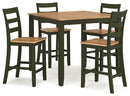 Gesthaven Counter Height Dining Table and 4 Barstools (Set of 5) - Watson's 87 Furniture (Middlefield,OH)