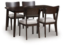 Mallenette Dining Table and 4 Chairs (Set of 5) - Watson's 87 Furniture (Middlefield,OH)