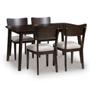 Mallenette Dining Table and 4 Chairs (Set of 5) - Watson's 87 Furniture (Middlefield,OH)