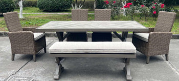 Laguna Heights Outdoor Dining Table - Watson's 87 Furniture (Middlefield,OH)