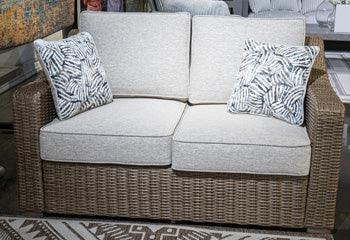 Laguna Heights Outdoor Loveseat with Cushion - Watson's 87 Furniture (Middlefield,OH)