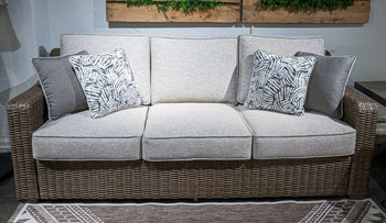 Laguna Heights Outdoor Sofa with Cushion - Watson's 87 Furniture (Middlefield,OH)