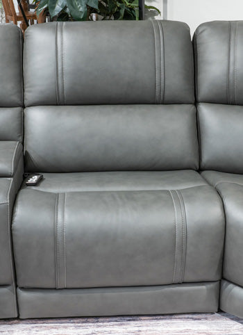 5Z - Pittson Power Reclining Sectional - Watson's 87 Furniture (Middlefield,OH)