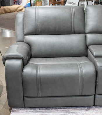 5Z - Pittson Power Reclining Sectional Loveseat - Watson's 87 Furniture (Middlefield,OH)